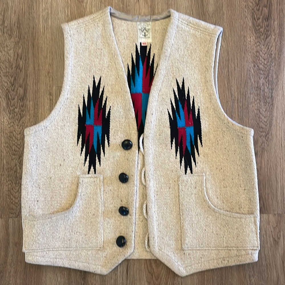 Vintage Chimayo Ortega’s Wool Vest